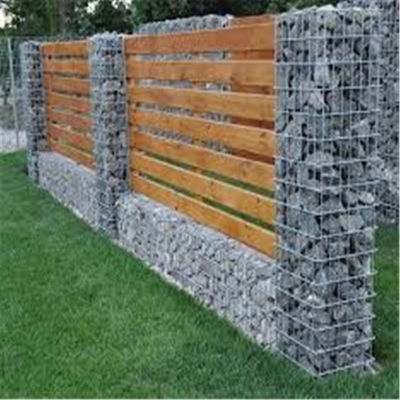 Custom Welded Mesh Gabion Baskets Retaining Wall Gabion Cages 3 Years Warranty