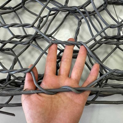 Galvanized 2x1x1m Gabion Mesh Cage Hexagonal Gabion Cages for Seawall Protection