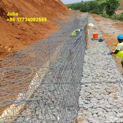 Double Twisted Class A Gabion Mesh Cage Hexagonal Steel Mesh Gabion Cages