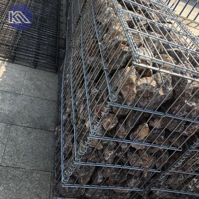 2mx1mx0.3m Decorative Gabion Basket Fence Galvanized Wire Mesh Stone Cage Fence