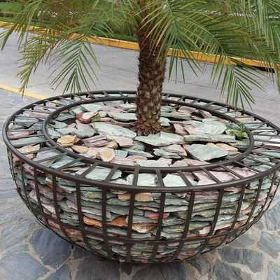 2m Length Galvanized Steel Gabion Fence Panels With 220-300g/M2 Zinc Coating