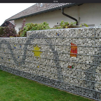 Anti Vandal Landscape Gabion Metal Planter Box With Lockable Covers Welded  Tree Guards