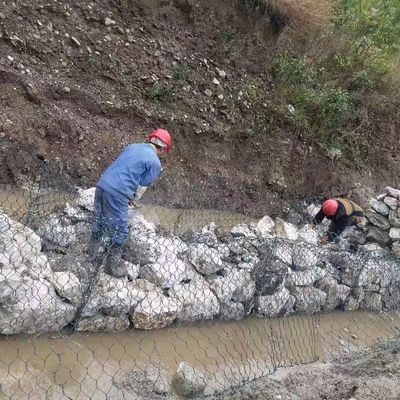 60x80mm Steel Wire Gabion Reno Mattress For Riverbanks / Channels / Coastal Areas