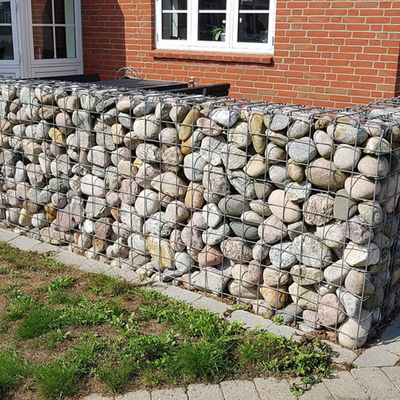 Rust Proof Welded Gabion Wire Mesh Modular Garden Screen Grid Vertical Plant Frame