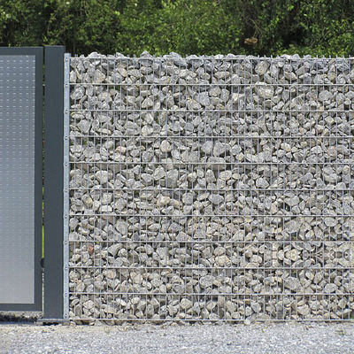 Weather Proof Gabion Wall Planting Galvanized Iron Wire Welded Gabion Basket