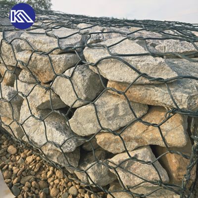 2x1x1m Gabion Wall Stone Filled Gabion Cage Wire Mesh For Retaining Wall