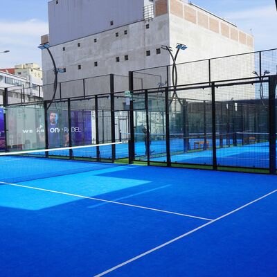 Europe Standard Customize Logo Outdoor Indoor Super Full Panoramic Padel Court Professional Competition Paddle Tennis Court