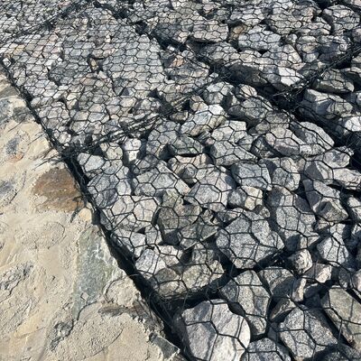 Gabion Box Stone Basket Hexagonal Woven Wire Mesh For Stone Loading For River Flood Control Reinforcement
