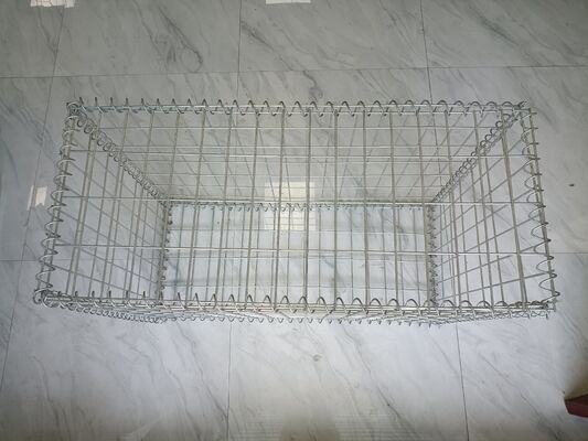 High Tensile Square Welded Wire Gabion Cage For Slope Stabilization Construction