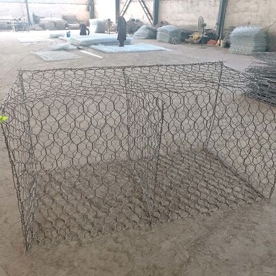 Heavy Galvanized Gabion Basket for Retaining Walls | ASTM A975 Standard