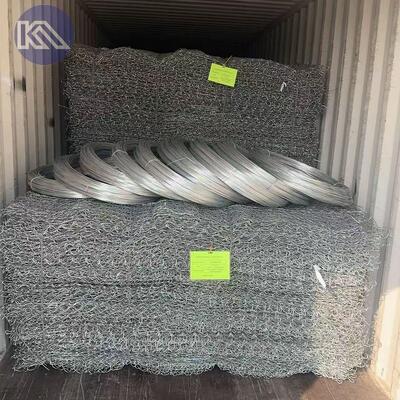 Hexagonal Hole Shape Gabion Mesh Cage Zinc Coating 240 300 Gm2 Aperture 60x80mm Heavy Duty Mesh for Erosion Control and Construction Projects