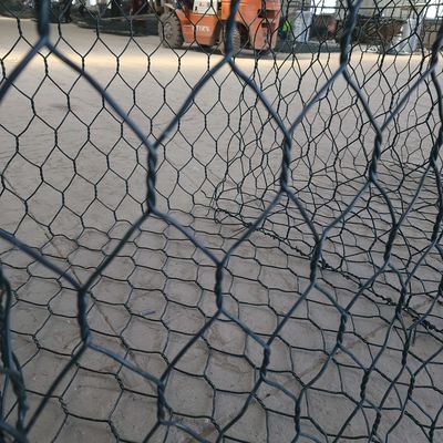 Pvc Coated Steel Wire Mesh Gabion Baskets Custom Size For Environmental Solutions