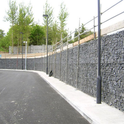 Flood Control Gabion Fence Baskets 50x200mm 5.0mm Thickness Welded Gabion Box