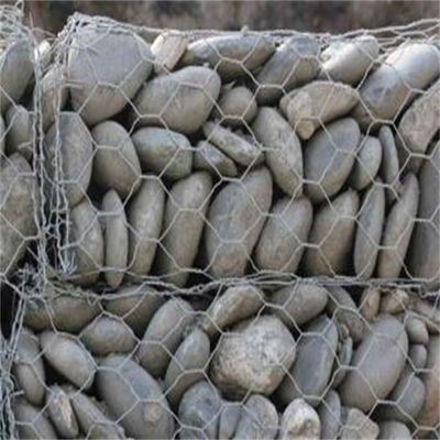 Hot Dip Galvanized Gabion Basket Fence Retaining Wall 2x1x1m Somalia Stone Wall