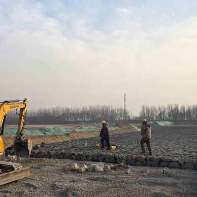 Anti Rust Hot Dipped Galvanized Gabion Basket 1x1x1m 3x1x1m