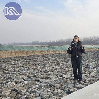 Wire Mesh Gabion Basket Galvanized 2x1x1m For Retaining Wall Fence