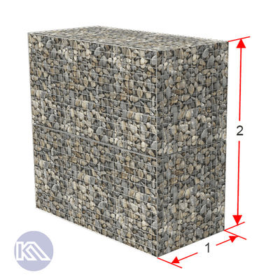 Elevate Landscape Gabion Basket Retaining Wall Welded Mesh Box High Durability