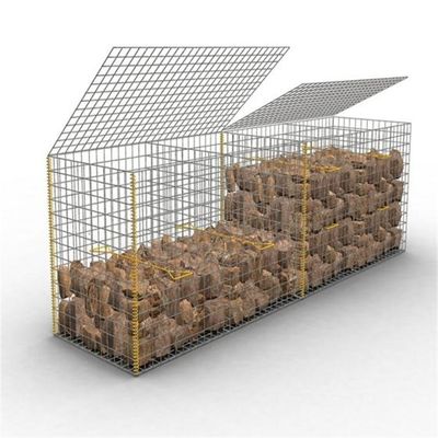 Welded Wire Gabion Baskets Better Tensile Strength Customized Service