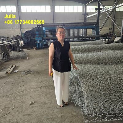 Double Twisted Class A Gabion Mesh Cage Hexagonal Steel Mesh Gabion Cages