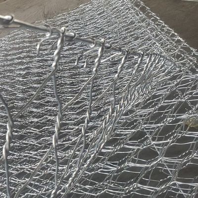 Hot Dipped Galvanized Hexagonal Gabion Mesh Cage for Slope and Riverbank Protection