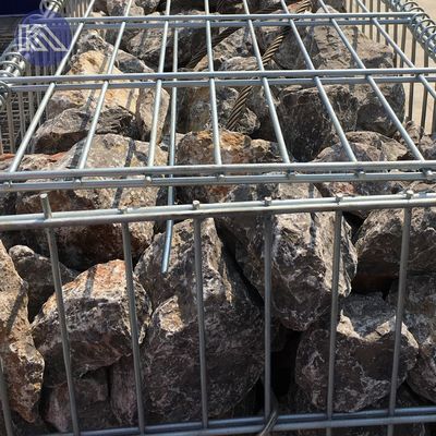 2mx1mx0.3m Decorative Gabion Basket Fence Galvanized Wire Mesh Stone Cage Fence