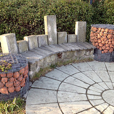 Galvanized Gabion Wall Fence 2x1x1m 3x1x1m 4x1x1m Anti Rust For Retaining Wall