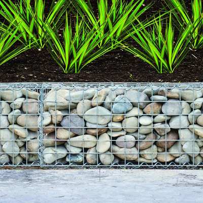 Hot Dip Galvanized Welded Gabion Mesh For Garden Landscape Retaining