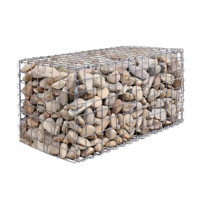 Heavy Duty Galvanized Gabion Fence Panels For Slope Protection And Erosion Control