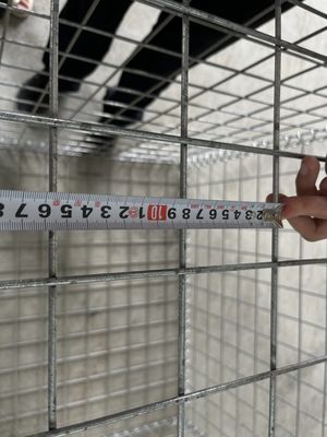 Steel Wire Welded Basket Stone Cage 50×50mm 75x75mm 100x100mm Mesh Hole