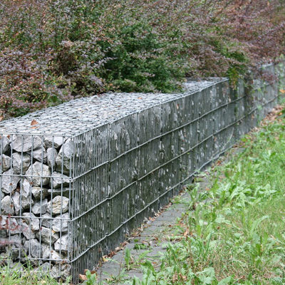 Vertical Garden Structure Welded Gabion Box Modern Landscaping Rustproof Steel CE