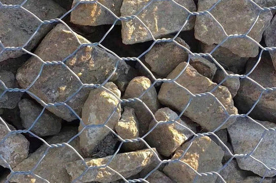 Modular Assembly Woven Iron Gabion Box Heavy Duty For Water Management