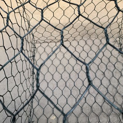Galvanized PVC Coated Wire Submerged Gabion Box For Corrosive Soil And Water