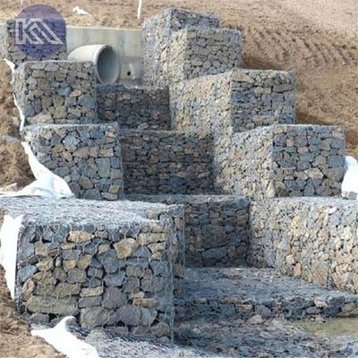 Customized Size Gabion Box Foundation Constructions With ISO EU CE Certificates