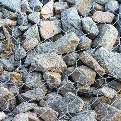 2x1x1 Gabion Box Wall PVC Coated Hot Dipped Galvanized Gabion Netting Rolls
