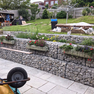 Q195 Steel Wire Welded Gabion Mattress 2x1x1 Rust Resistant Easy Installation