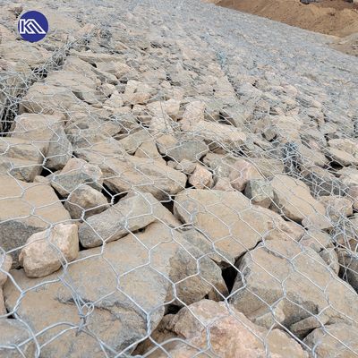 Galvanized PVC Coated Gabion Wire Mesh Mattress Box for Flood Retaining Wall