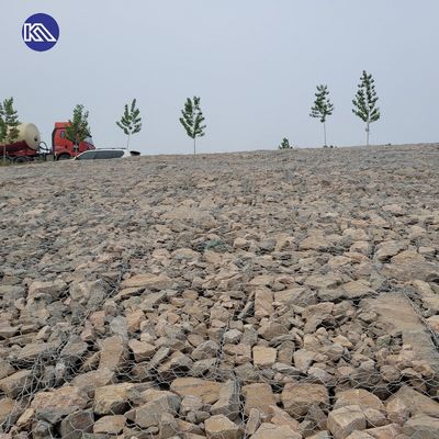 Galvanized PVC Coated Gabion Wire Mesh Mattress Box for Flood Retaining Wall