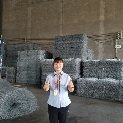 Stainless Steel Woven Gabion Wire Mesh Rustproof Gabion Cages Rockfall Barrier