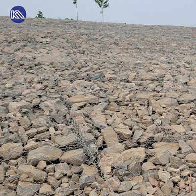 80mmX100mm Galvanized Gabion Wire Mesh Basket For Dam Protection