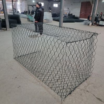 Corrosion Resistant Gabion Wire Mesh Customized Size For River And Streams