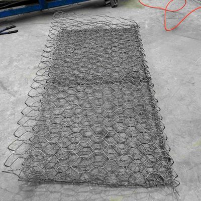 Hexagonal Wire Mesh Wall Netting Gabion Basket 80mmx100mm For Seawall Protection