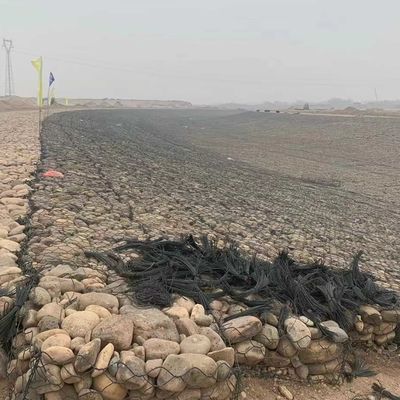 Heavly Galvanized Wire Gabion Wire Mesh 60x80mm For Water Conservancy