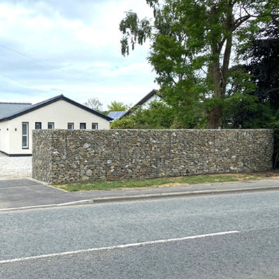 Hot Dip Galvanized Gabion Planter 4x1x1m with 50x50mm Mesh