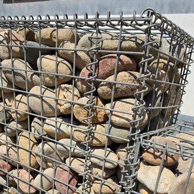 Heacy Zinc Coated Gabion Planters Customized Sizes Gabion Plant Boxes