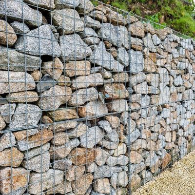 Galfan Coated Welded Gabion Planting Box Modern Design for Garden Landscape