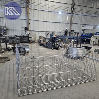 Heavy Gauge 5.0mm Welded Mesh Gabion Baskets 100x30x100cm Landscape Retaining Wall