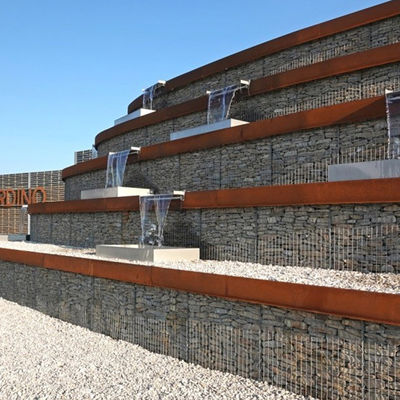 Hot Dip Galvanized Welded Gabion Wall Baskets For Efficient Retaining Wall