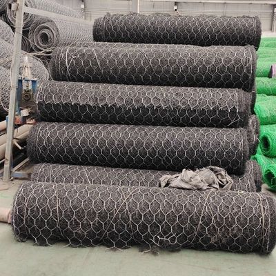 Combination Geotextile Gabion Rock Fall Netting For Erosion Control Slope Protection