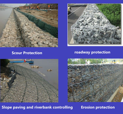Rockfall Granite Slope Gabion Wall Retaining Walls Blocks 200x100x50mm Easily Assembled