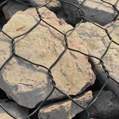 3x1x1m PVC Coated Gabion Basket Wire Mesh Boxes For Fence Wall